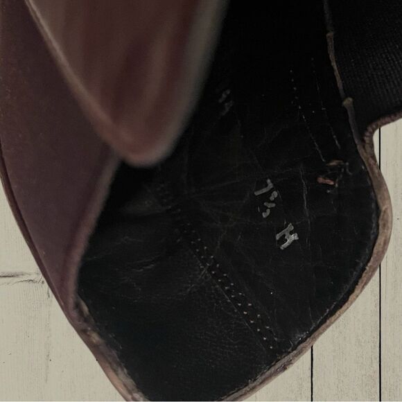 Stuart Weitzman Apogeelo brown leather Chelsea ankle boots heel pointed toe - Picture 8 of 10